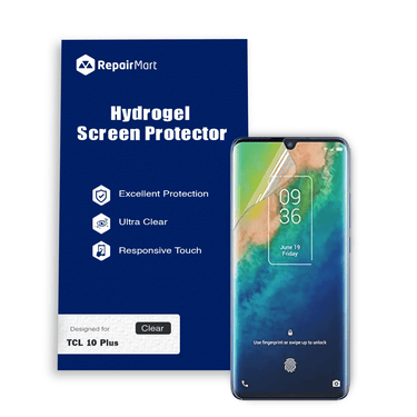 TCL 10 Plus Compatible Premium Hydrogel Screen Protector With Full Coverage Ultra HD